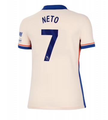 Chelsea Pedro Neto #7 Udebanetrøje Dame 2024-25 Kort ærmer